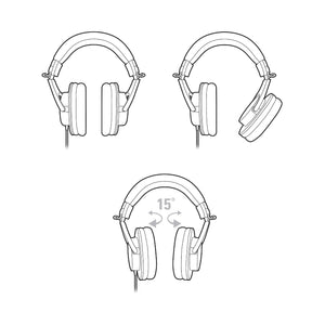 Audio Technica ATH-M20X Écouteur Filaire Over Ear