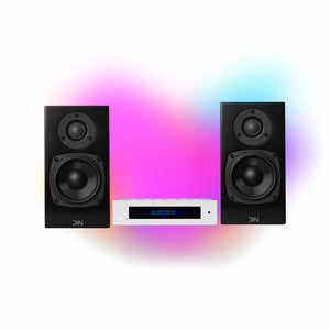 Totem KIN AMP and KIN ONE Stereo Amplifier and Bookshelf Speaker Set