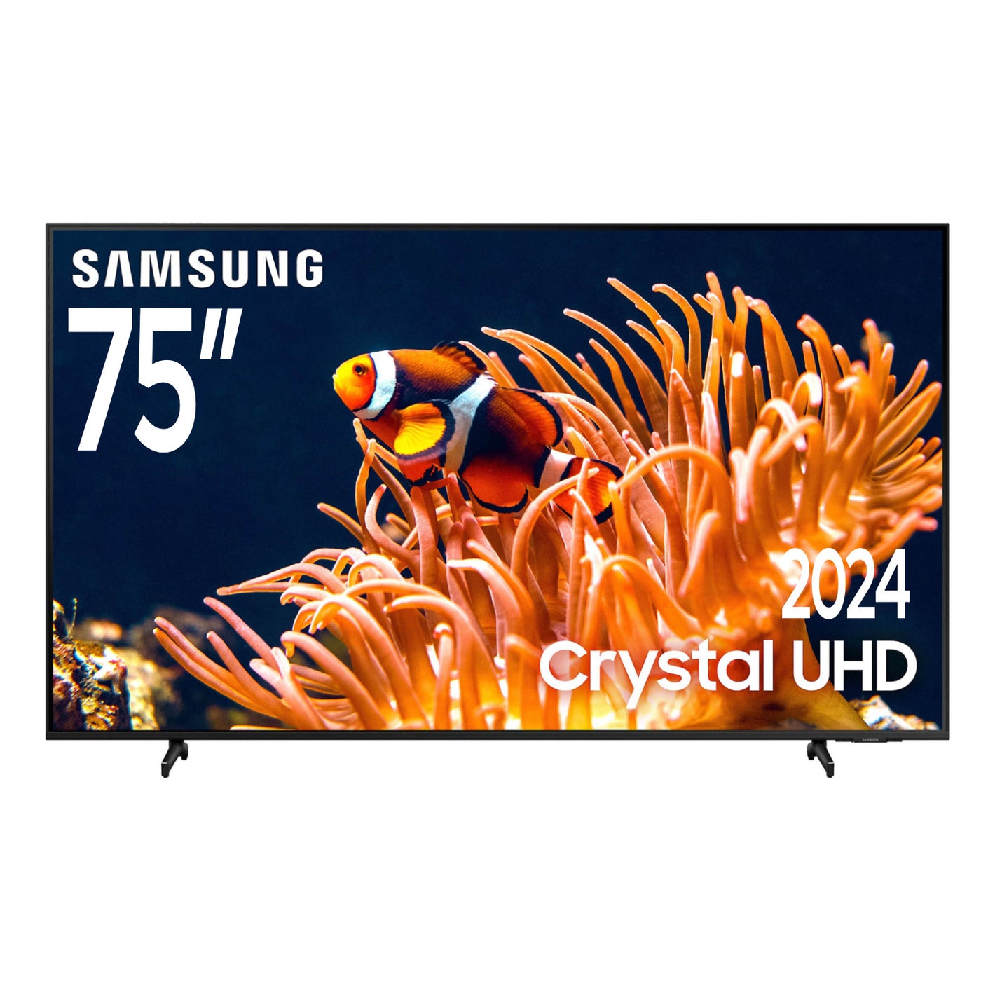 Samsung UHD 2024 UN75DU8000 Téléviseur 75" pouces Cristal UHD 4K Smart Tv