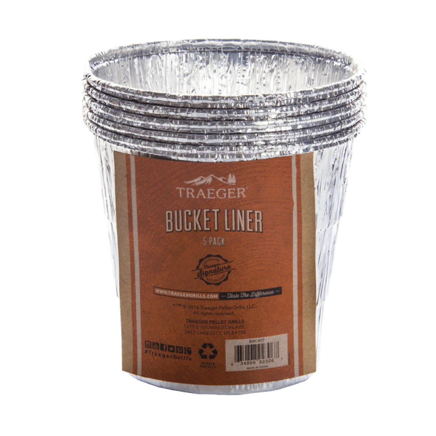 Traeger BBQ BUCKET LINER BAC572