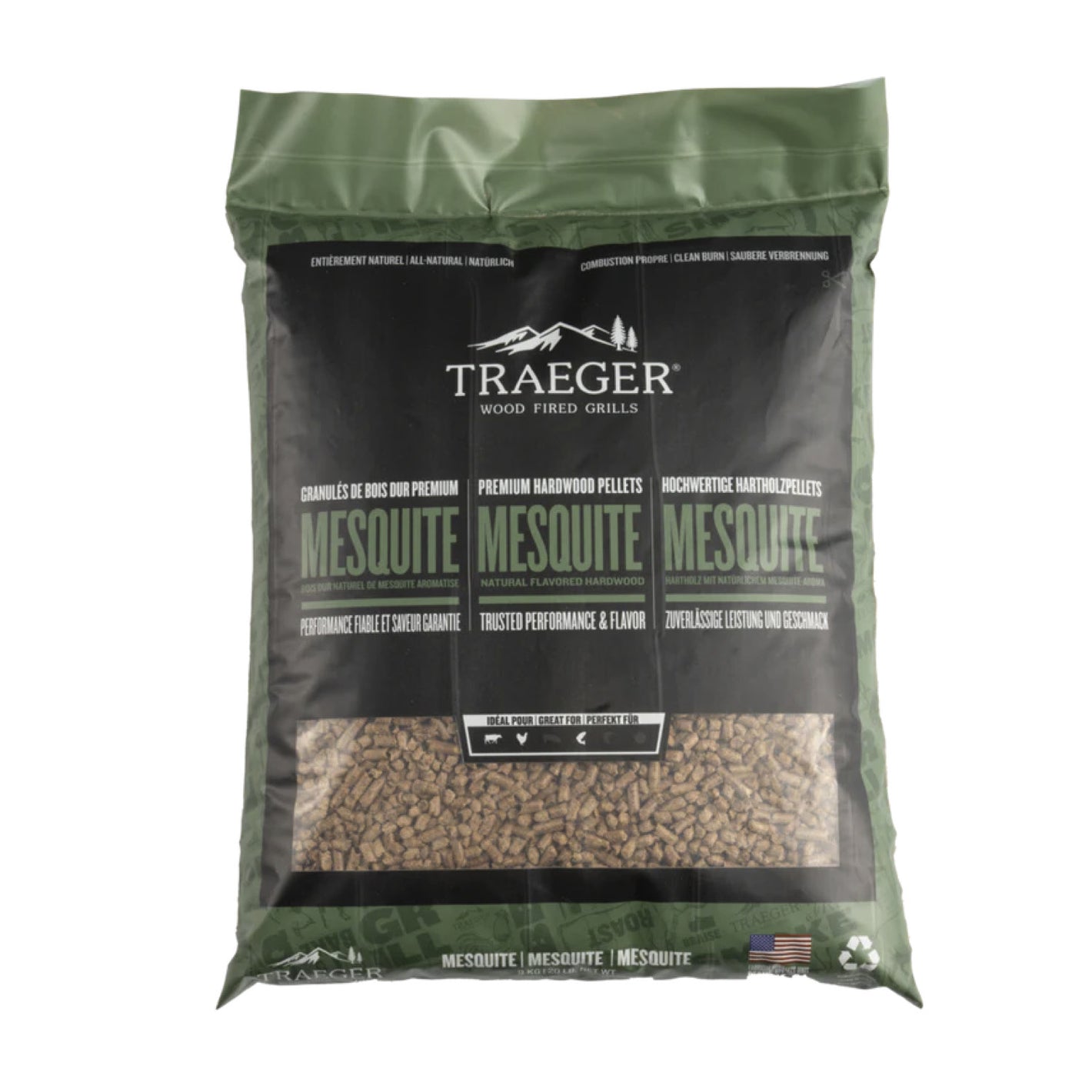 Traeger BBQ MESQUITE Granulés PEL336