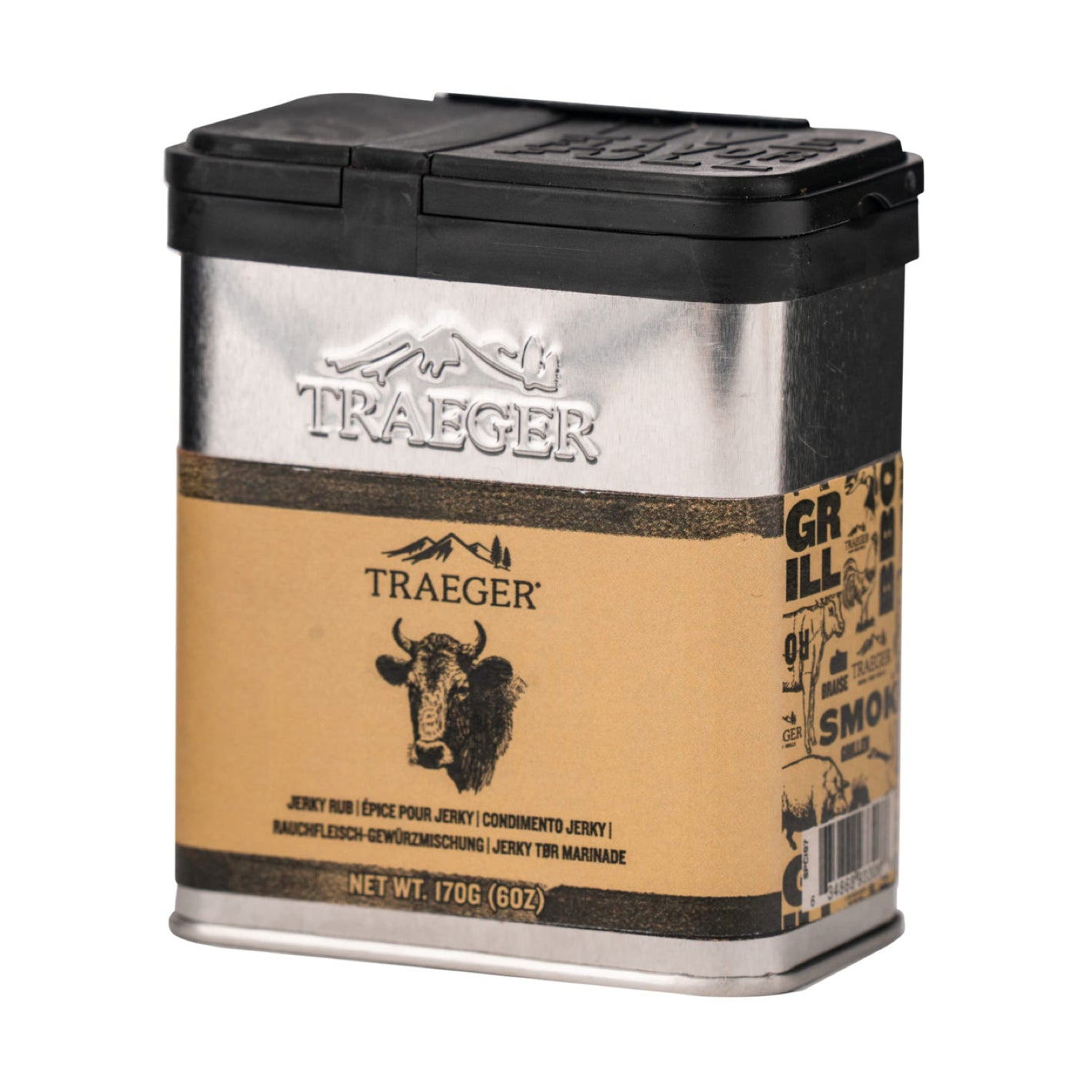 Traeger BBQ "RUB" ENROBAGE JERKY pour BOEUF SPC197